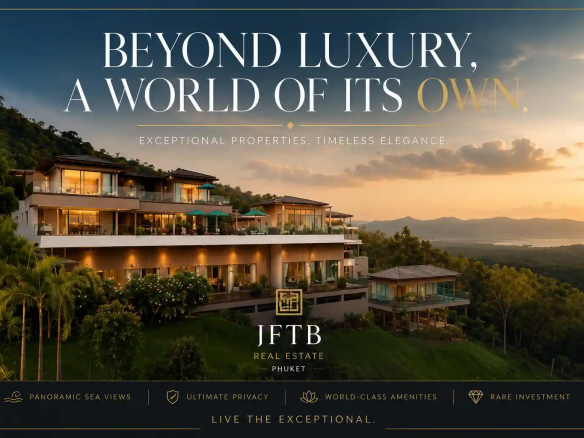 Propriété de 18 chambres avec vue sur mer à vendre à Layan, Phuket