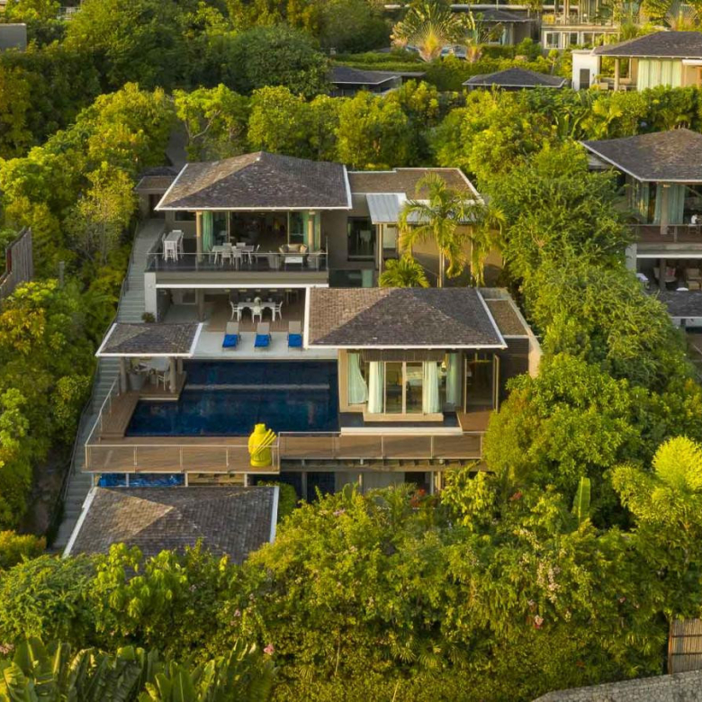 Villa de 4 chambres à louer à Layan, Phuket, avec vue sur la mer