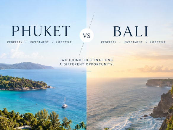 Comparatif d'investissement immobilier à Phuket et à Bali en 2026