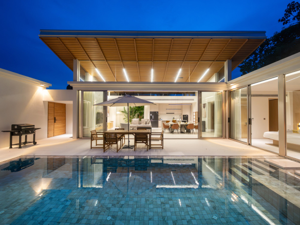 Villa de 4 chambres à vendre à Thalang, dans le complexe Asherah Villas Phuket.