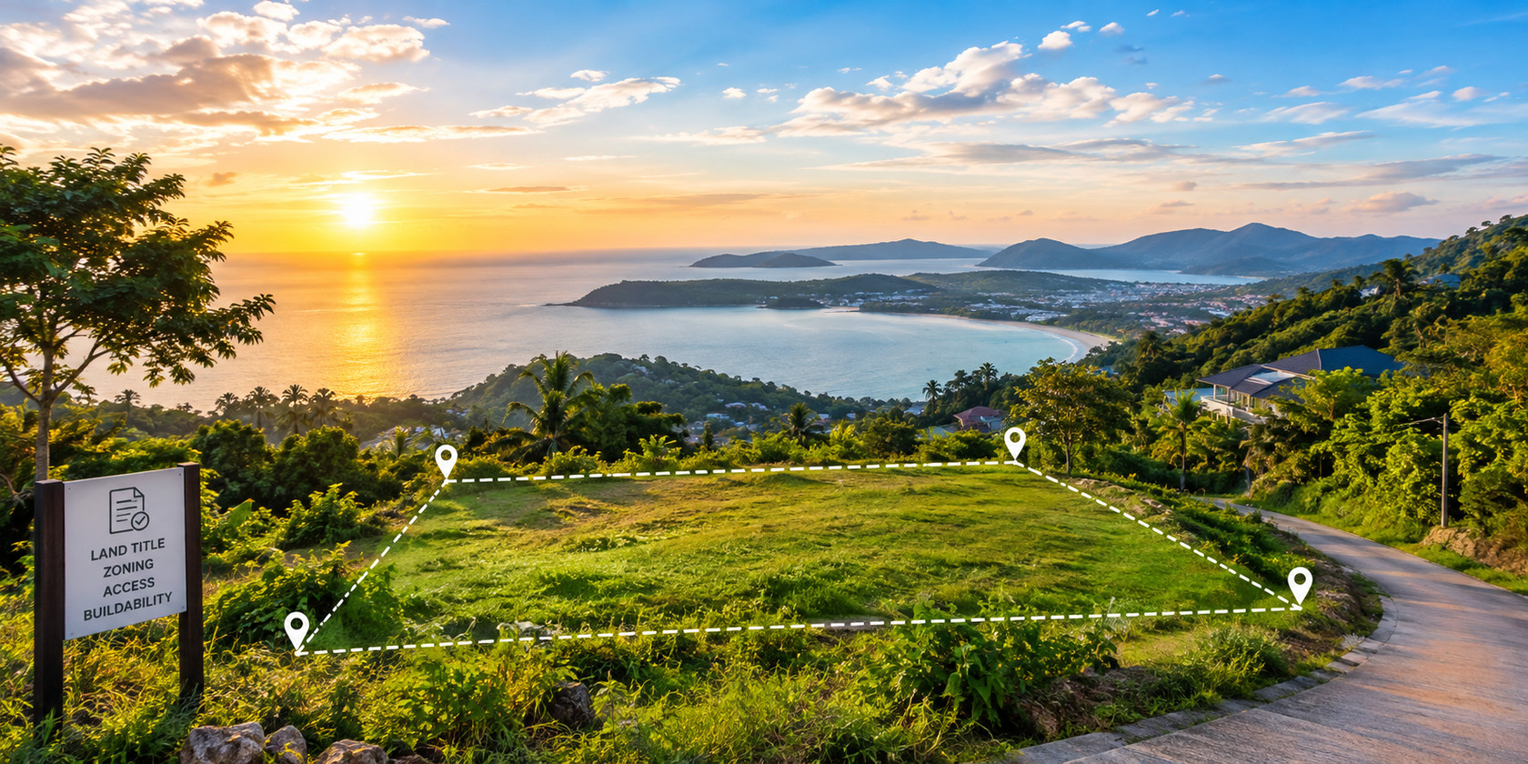 Guide d'achat de terrains en Thaïlande (2026) : titres de propriété, zonage et constructibilité