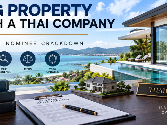 Achat immobilier par le biais d'une société thaïlandaise en 2026