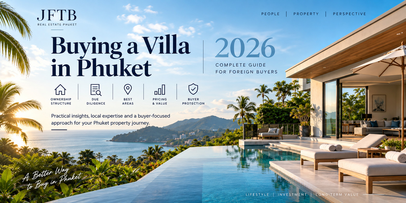 Achat d'une villa à Phuket en 2026 – guide pour les acheteurs étrangers