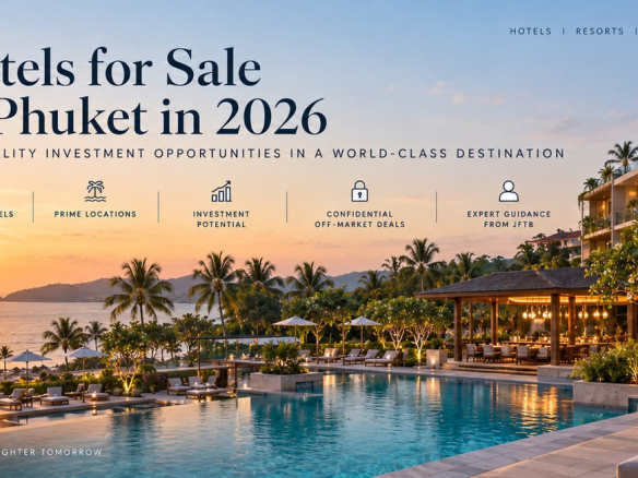 Opportunités d'investissement hôtelier à Phuket, y compris les complexes hôteliers et les établissements d'accueil.