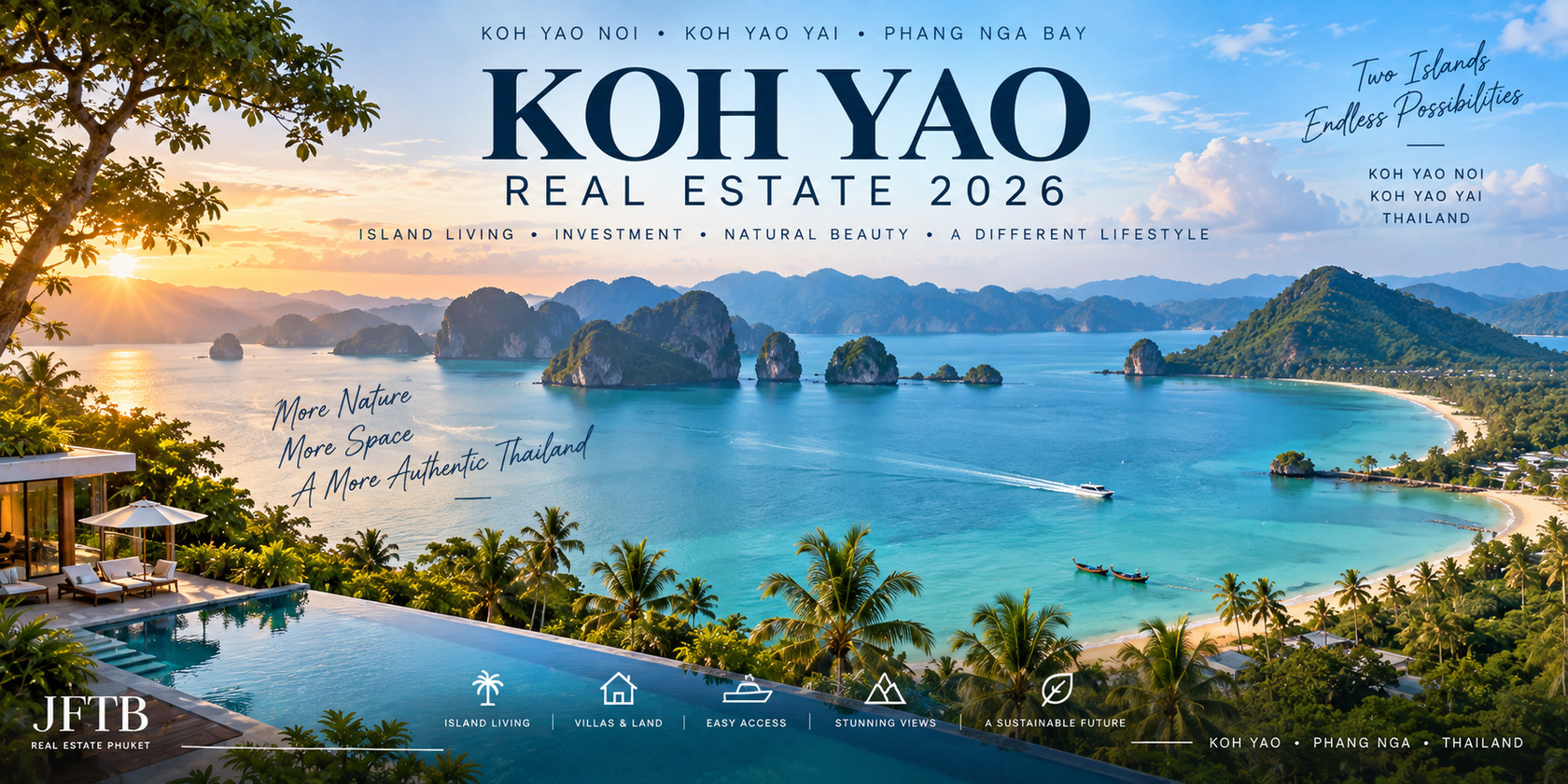 Immobilier à Koh Yao 2026 : guide des propriétés de l'île de Noi Yai