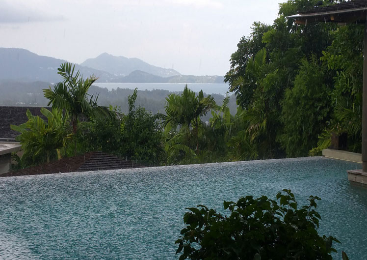 Villa de 4 chambres avec vue sur mer à vendre à Layan Phuket, dans le complexe La Colline