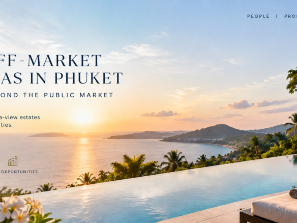 Villas de luxe hors marché à Phuket avec vue sur mer et piscine privée