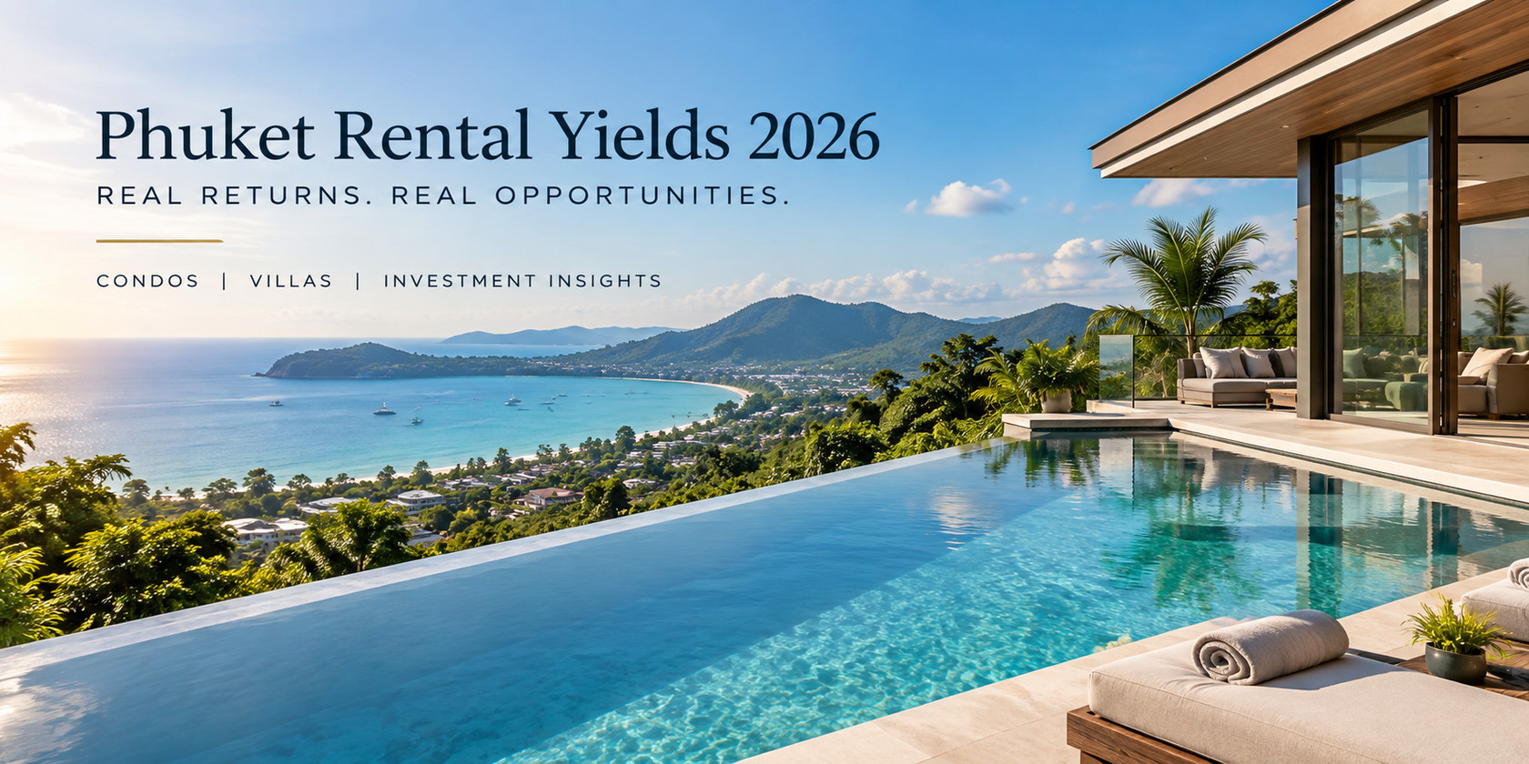 Guide d'investissement pour les rendements locatifs à Huket en 2026 : villas avec vue sur mer et piscine