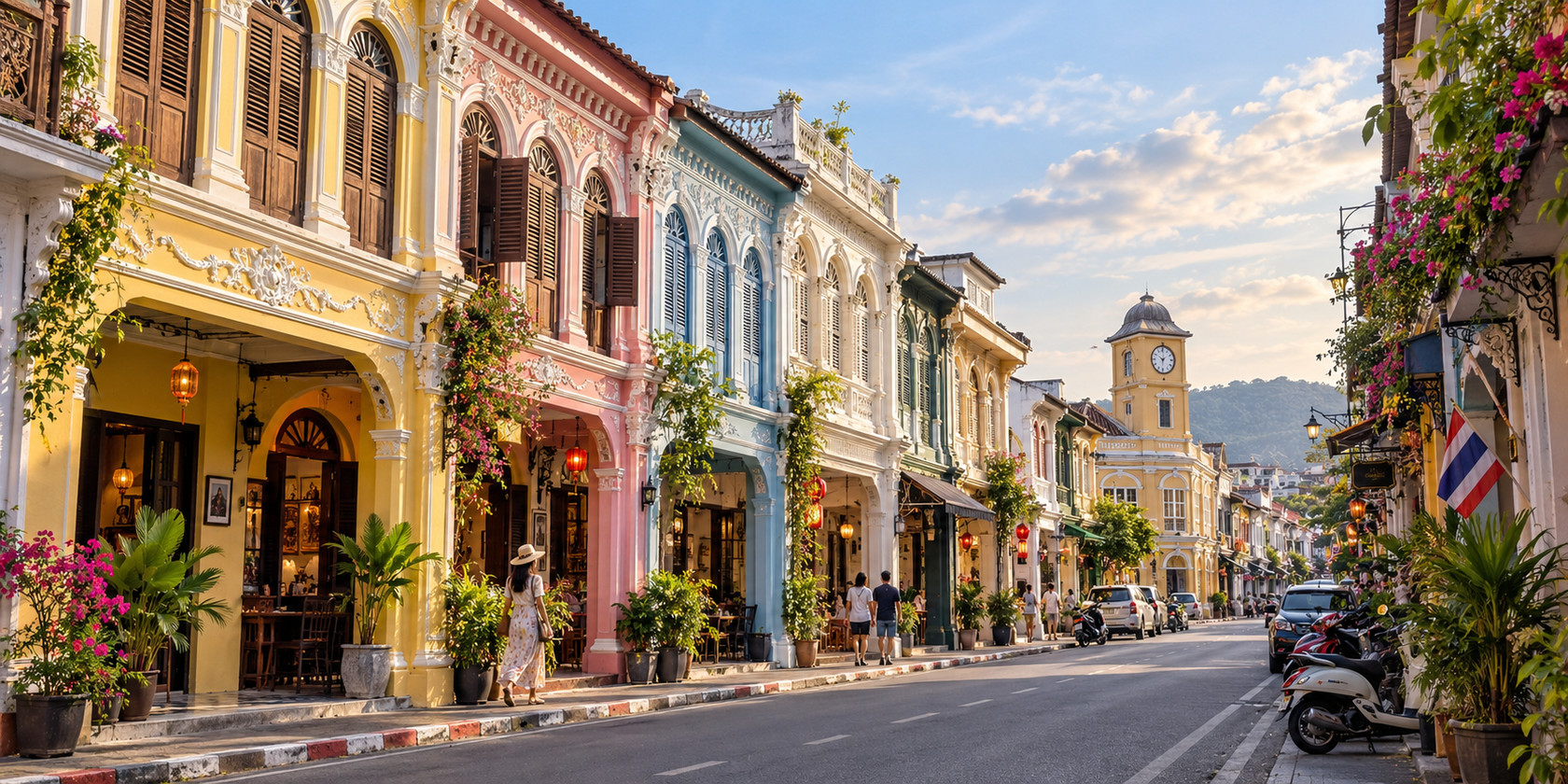 Immobilier à Phuket Town 2026 Guide des propriétés sino-portugaises de la vieille ville