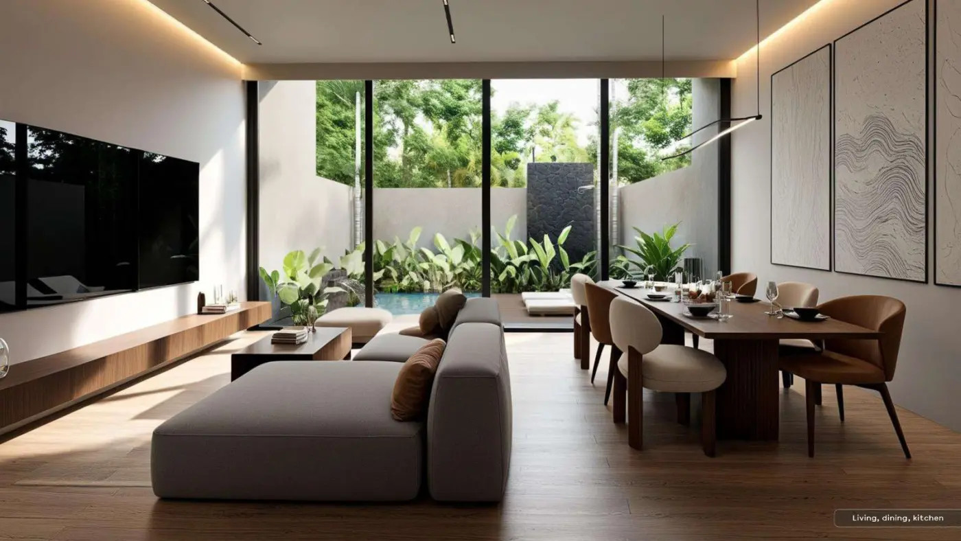 Maison de ville de 2 chambres avec piscine privée à vendre à Rawai, Phuket