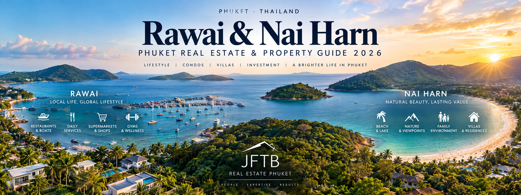 Rawai Nai Harn Phuket guide immobilier 2026