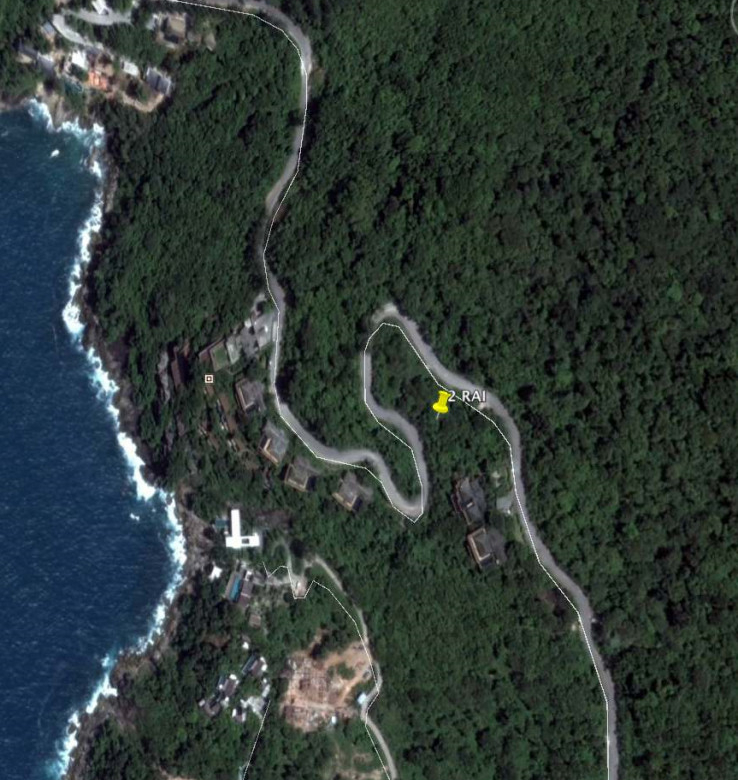 Terrain de 2 rai avec vue sur mer à vendre à Millionaire's Mile, Kamala