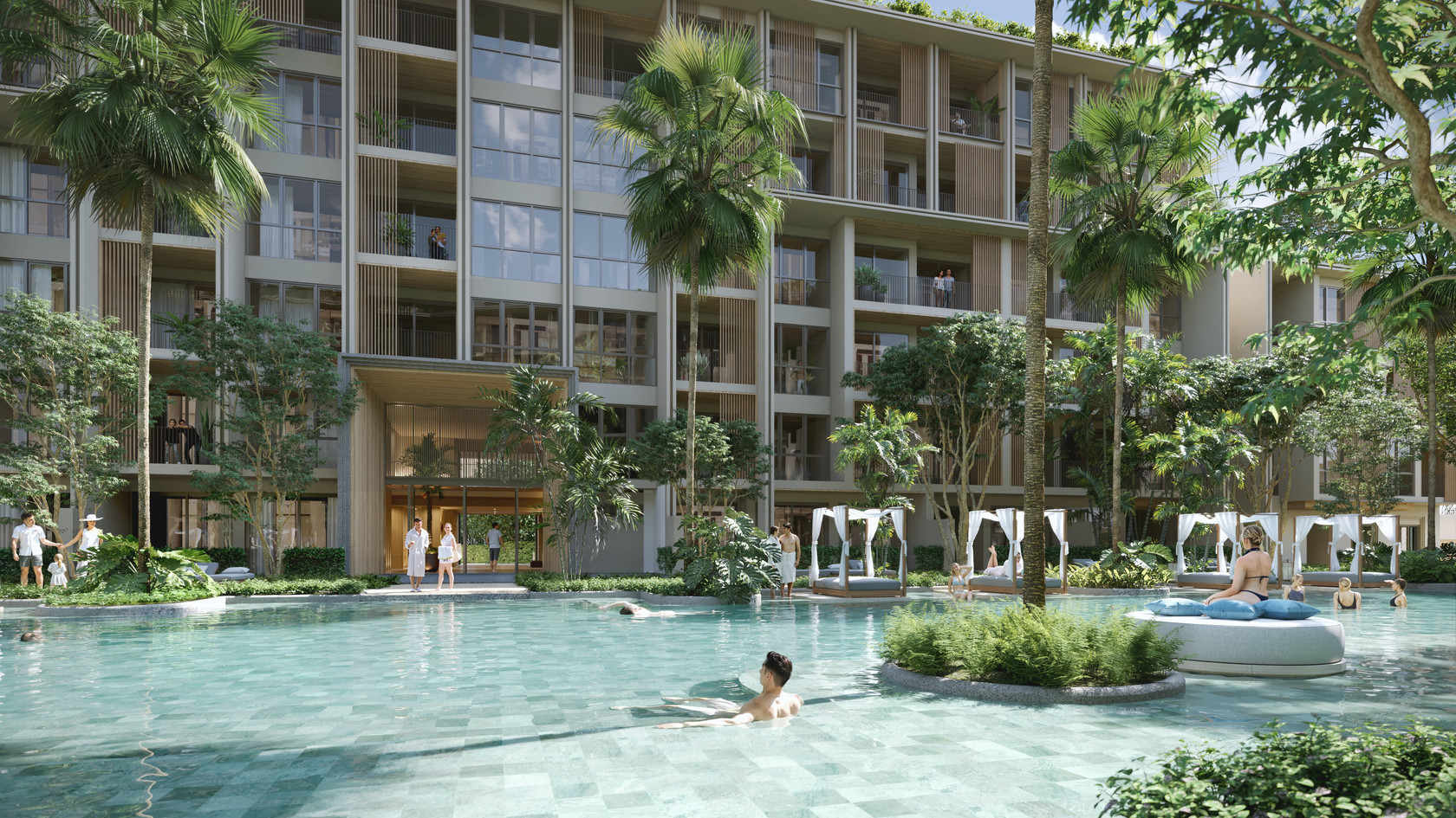 Condo de 2 chambres à Sudara Phase 1 à Bang Tao Phuket