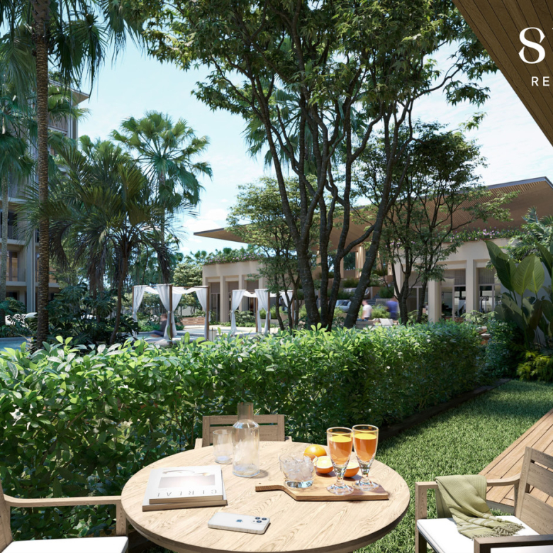 Appartement 2 chambres à vendre à Sudara Phuket | 80 m² Vue jardin