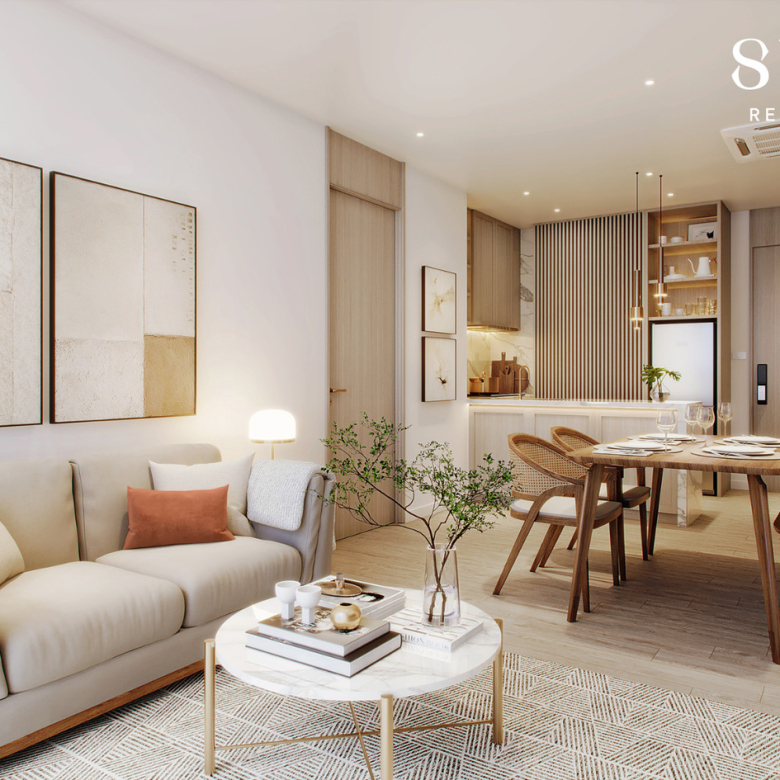 Appartement 2 chambres à vendre à Sudara Phuket | 80 m² Vue jardin