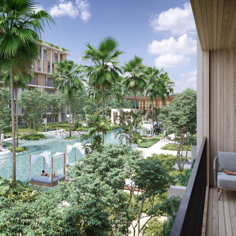 Appartement 2 chambres à vendre à Sudara Phuket | 80 m² Vue jardin