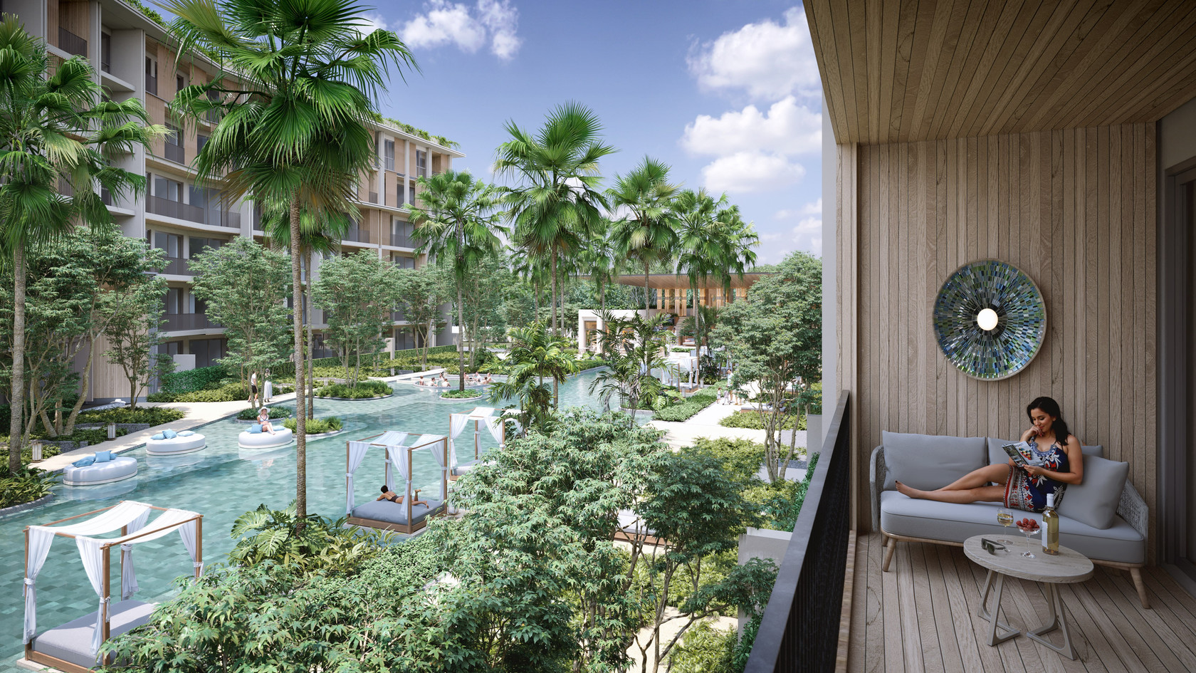 Appartement 2 chambres à vendre à Sudara Phuket | 80 m² Vue jardin