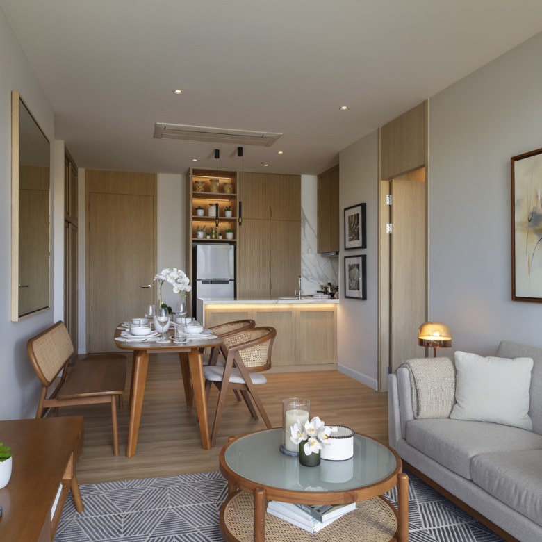 Appartement 2 chambres à vendre à Sudara Phuket | 80 m² Vue jardin