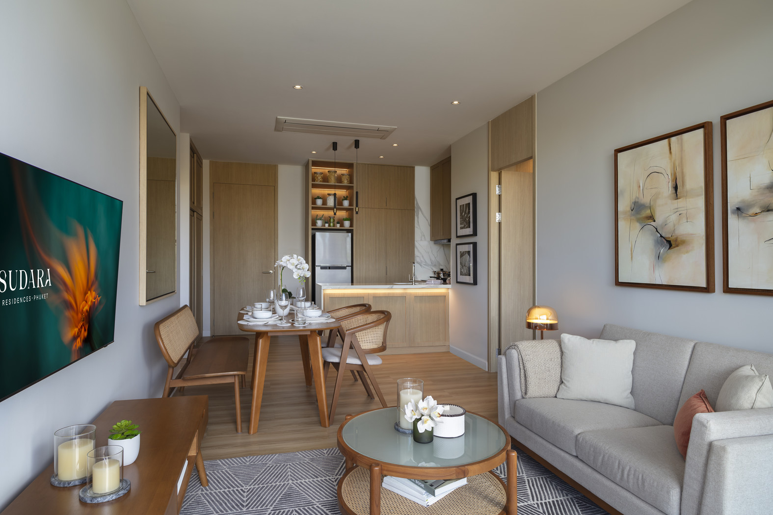 Appartement 2 chambres à vendre à Sudara Phuket | 80 m² Vue jardin