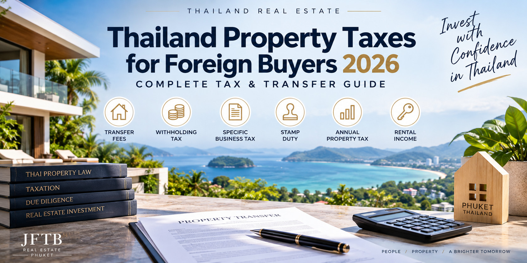 Guide 2026 des taxes foncières en Thaïlande pour les acheteurs étrangers