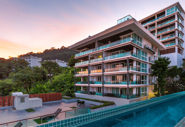 Appartement 1 chambre avec vue sur mer à louer à Kalim – Piscine privée