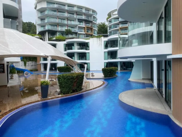 Absolute Twin Sands condo for rent in Patong Phuket – furnished 56 sqm studio near Tri Trang Beach