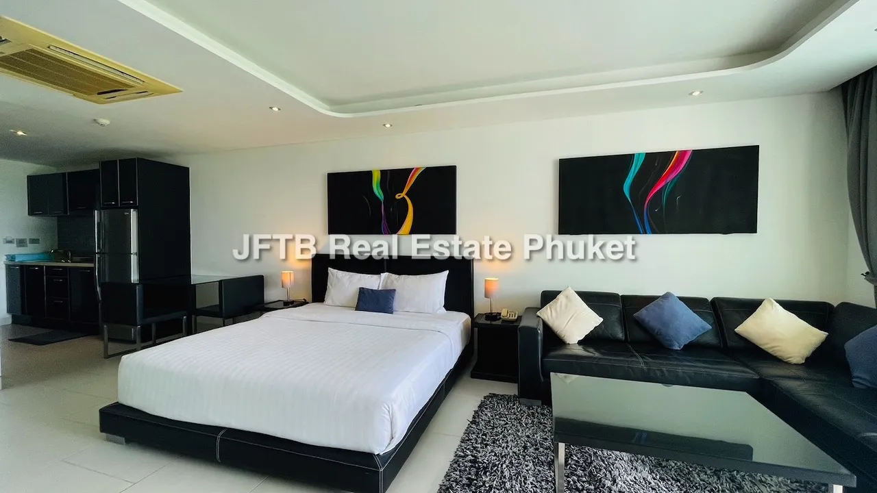 Absolute Twin Sands Sea View Condo for Rent in Patong – 56 sqm