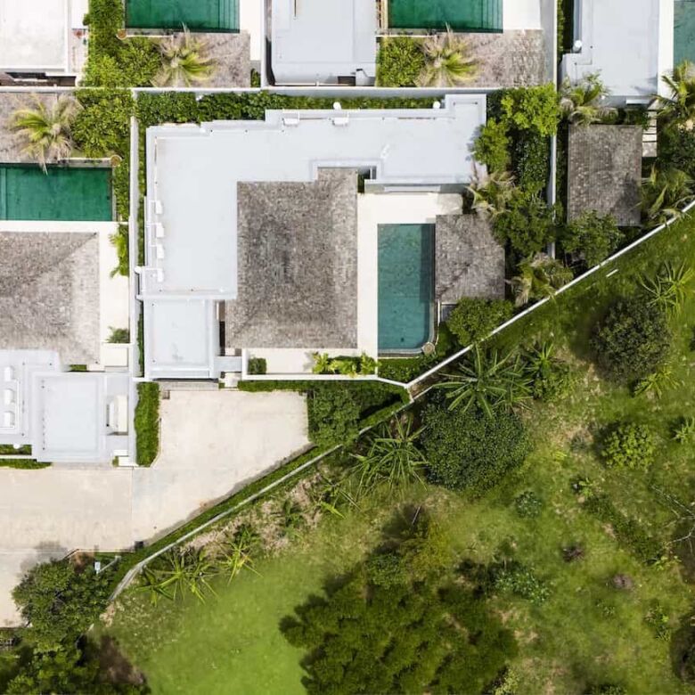 Anchan Indigo I – Villa d'angle avec piscine et 3 chambres à vendre à Phuket