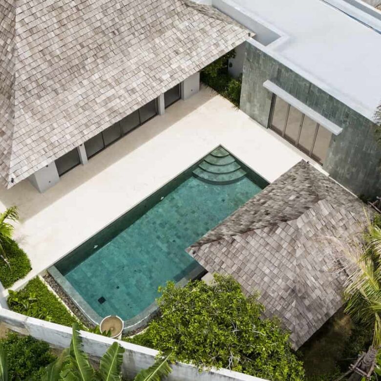 Anchan Indigo I – Villa d'angle avec piscine et 3 chambres à vendre à Phuket