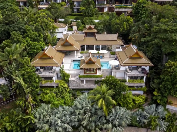 Ayara Surin villa de luxe avec vue sur la mer à Phuket