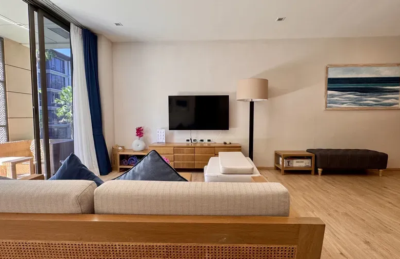 Baan Mai Khao 2-Bedroom Beachfront Condo for Sale – Pool View