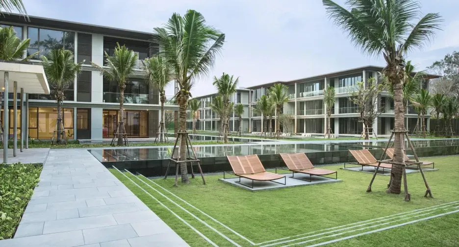 Baan Mai Khao 2-Bedroom Beachfront Condo for Sale – Pool View