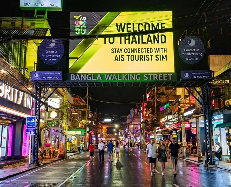 Bangla Road Commercial Space for Lease in Patong – 27 sqm