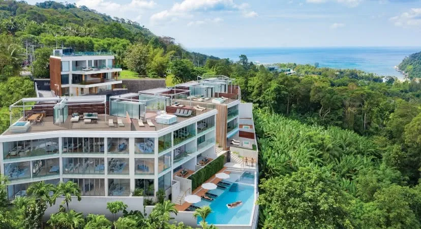 Duplex de luxe de 3 chambres avec vue sur mer à louer à Bluepoint Patong