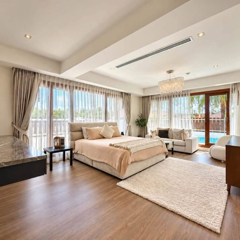 Villa de luxe avec piscine et 4 chambres à louer à Koh Kaew, Phuket – près de BISP