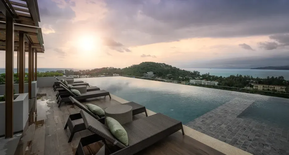 Appartement en copropriété à vendre au Mida Grande Resort de Surin, Phuket – 1 chambre, vue mer, pleine propriété pour étrangers