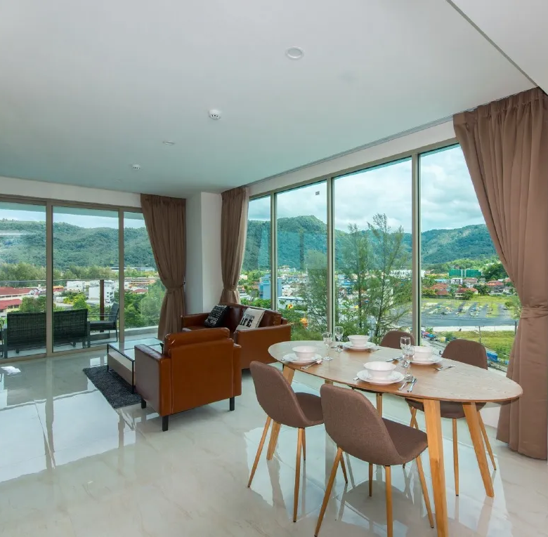 2-Bedroom Corner Condo with Panoramic Sea Views for Rent at Oceana Kamala
