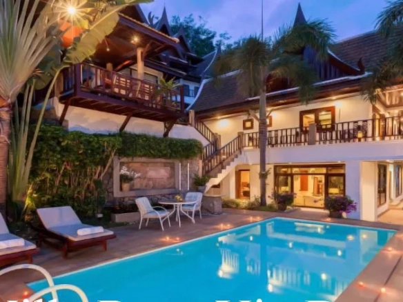 Villa avec piscine et vue sur mer à Patong, Phuket
