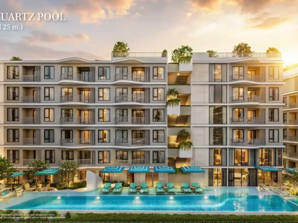 Appartements KUARTZ Karon Beach à vendre à Phuket – un complexe de condominiums modernes près de la plage de Karon
